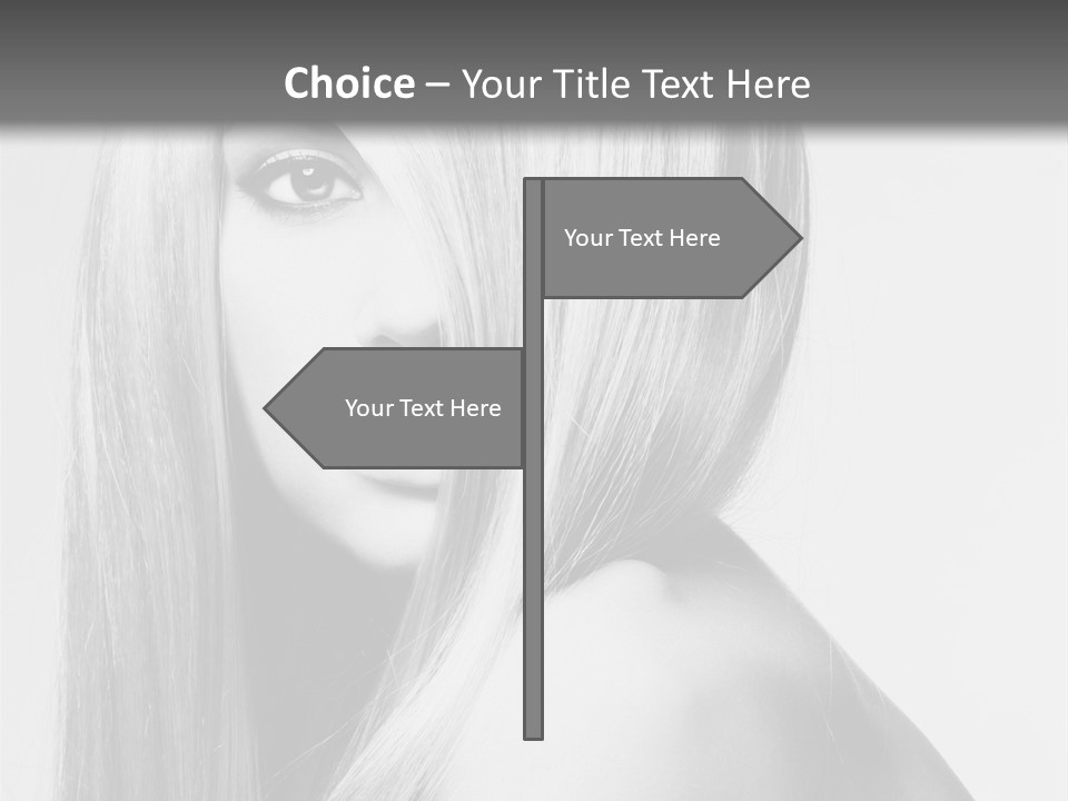 Caucasian Cute Fashion PowerPoint Template