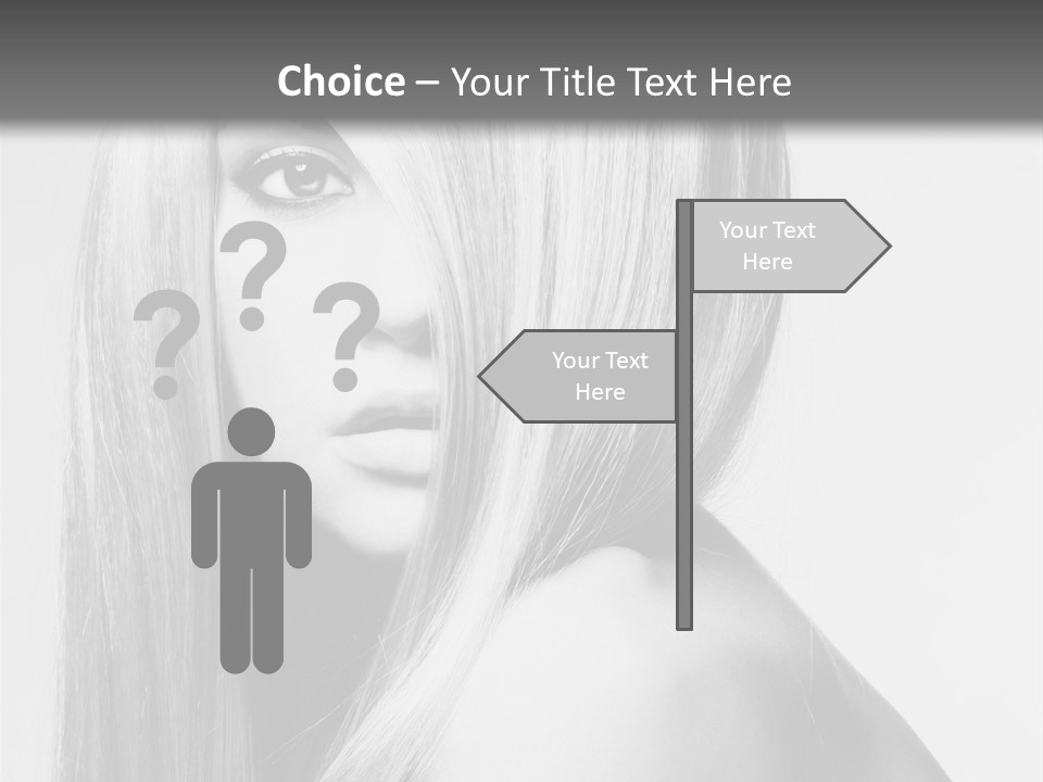 Caucasian Cute Fashion PowerPoint Template