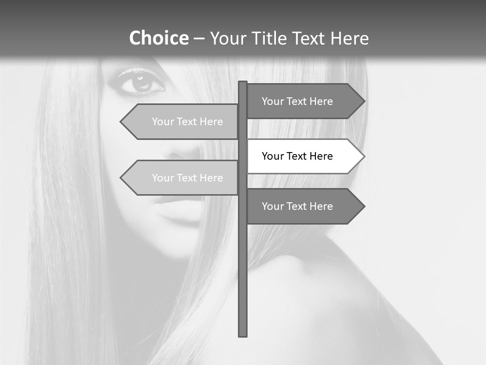Caucasian Cute Fashion PowerPoint Template