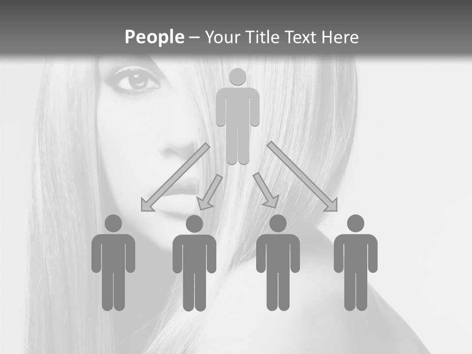 Caucasian Cute Fashion PowerPoint Template