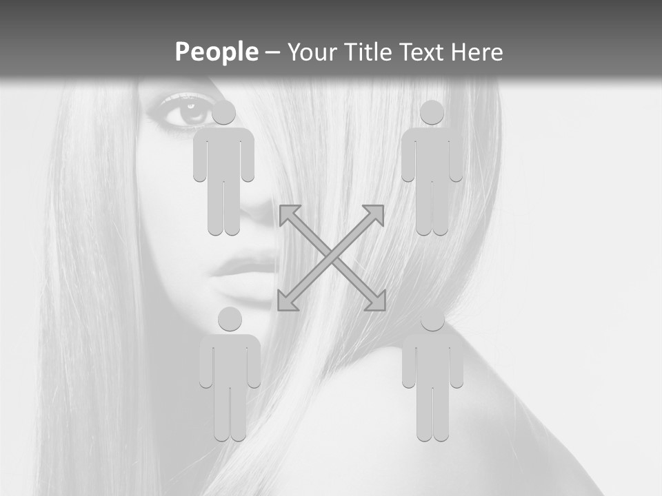 Caucasian Cute Fashion PowerPoint Template