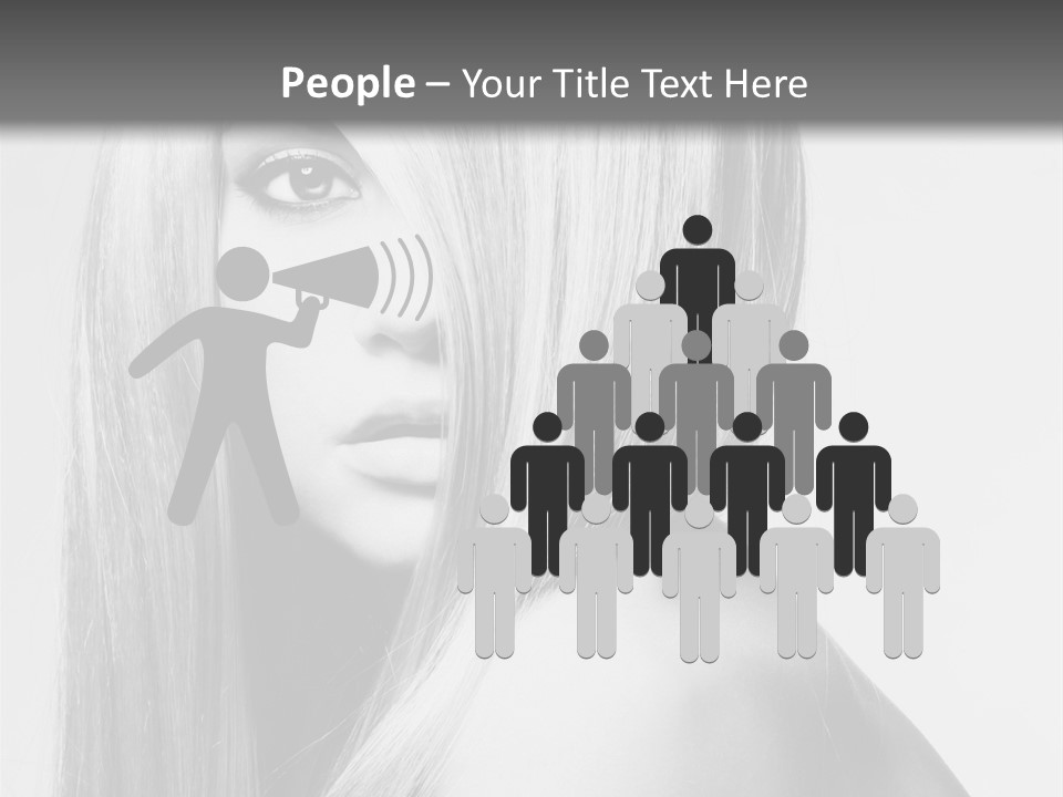 Caucasian Cute Fashion PowerPoint Template