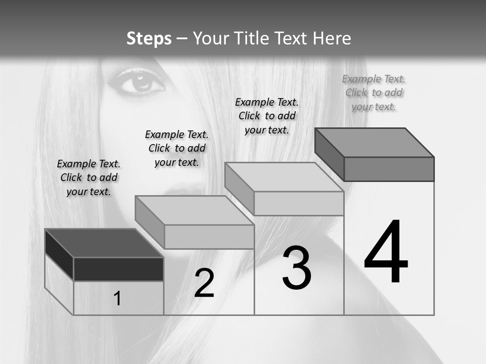 Caucasian Cute Fashion PowerPoint Template