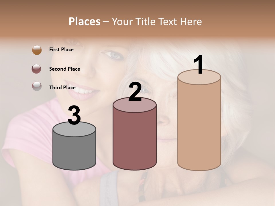 Healthy Best Ager Caring PowerPoint Template