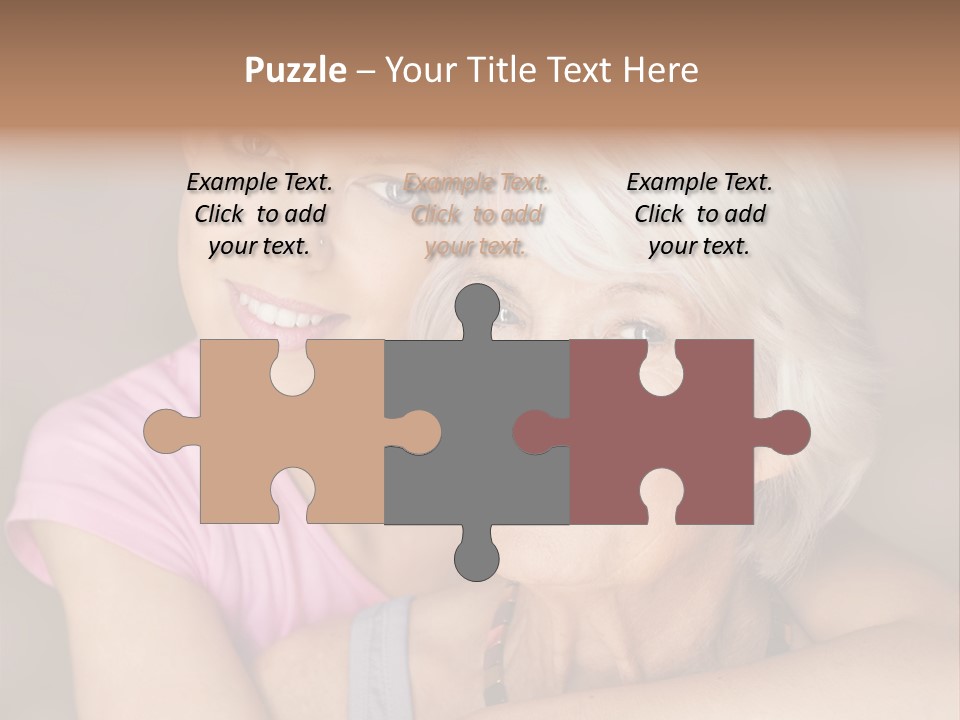 Healthy Best Ager Caring PowerPoint Template