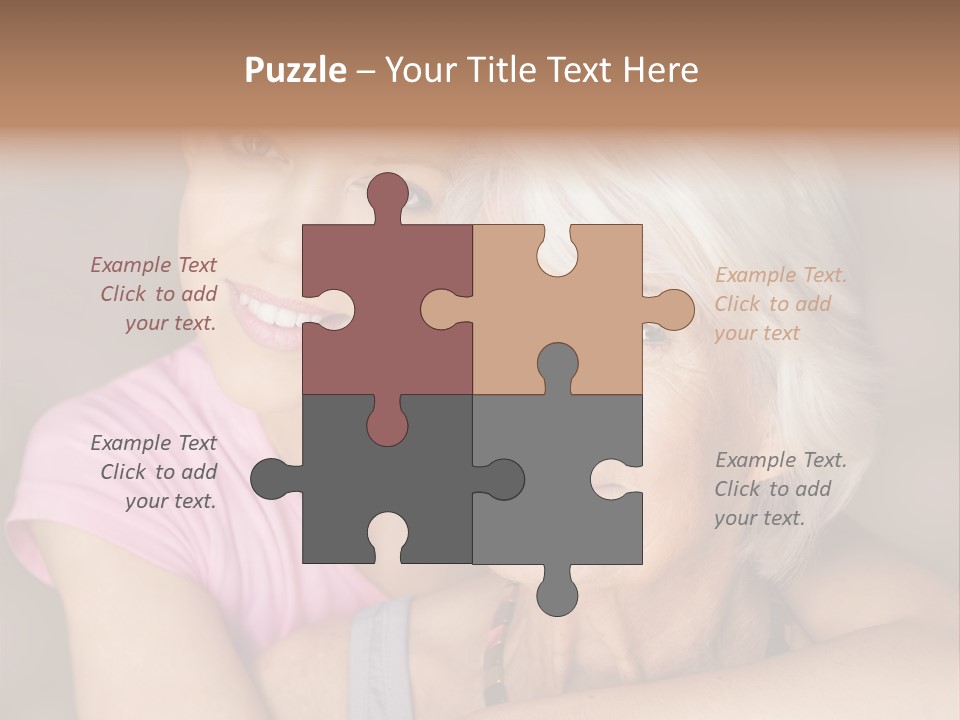 Healthy Best Ager Caring PowerPoint Template