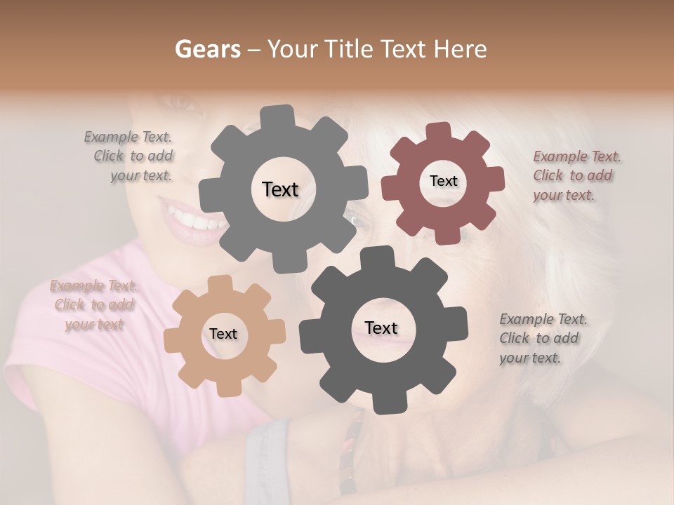 Healthy Best Ager Caring PowerPoint Template
