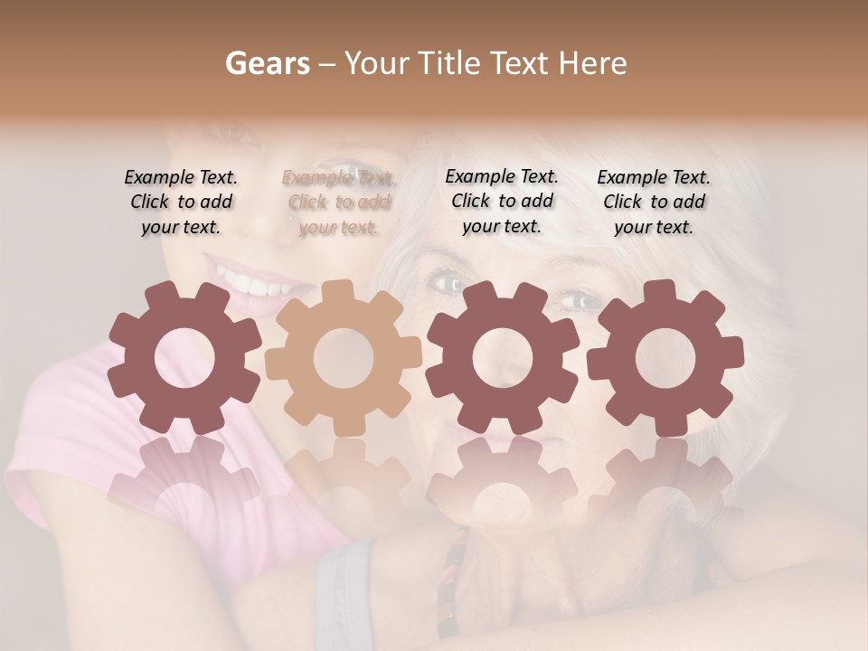 Healthy Best Ager Caring PowerPoint Template