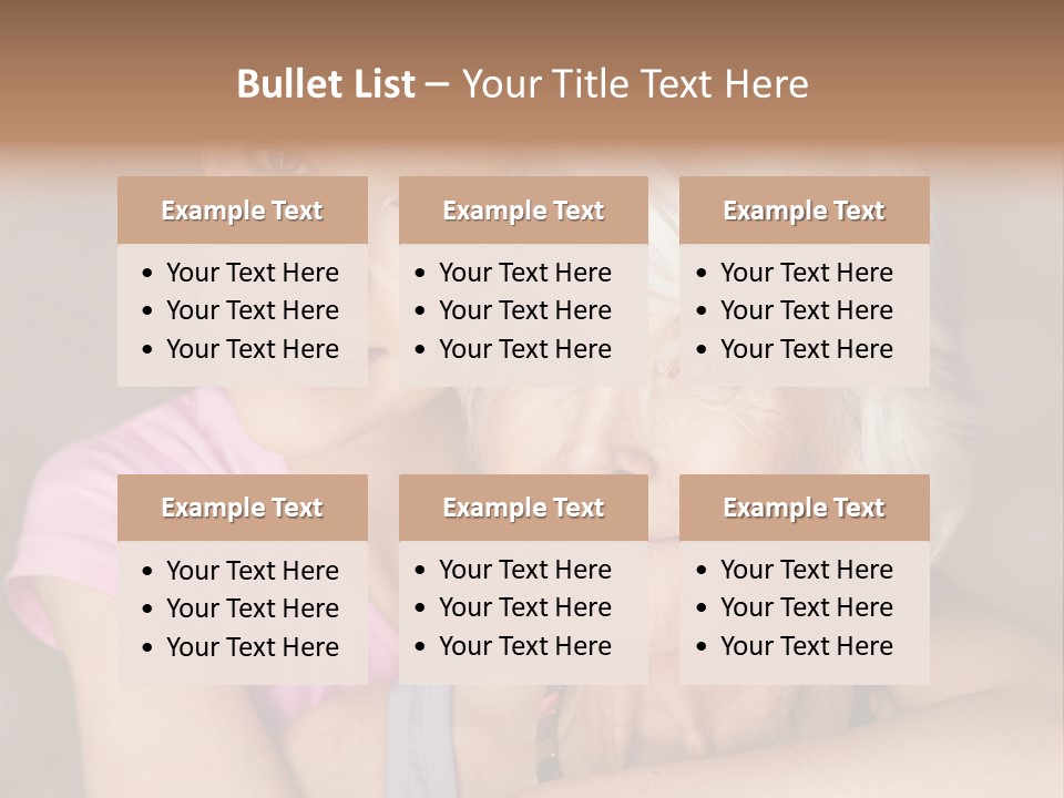 Healthy Best Ager Caring PowerPoint Template