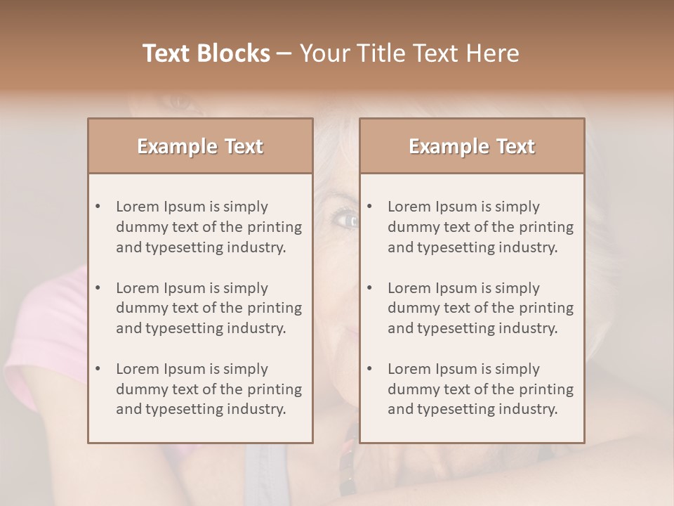 Healthy Best Ager Caring PowerPoint Template