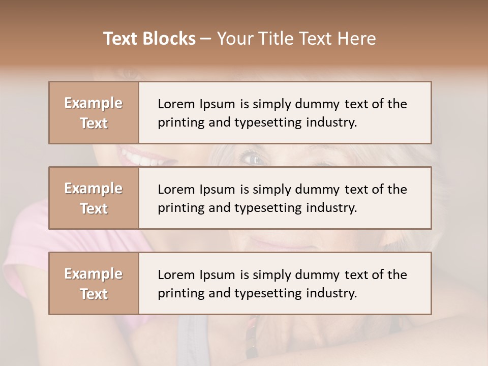 Healthy Best Ager Caring PowerPoint Template