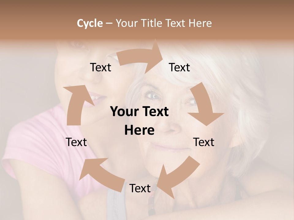 Healthy Best Ager Caring PowerPoint Template