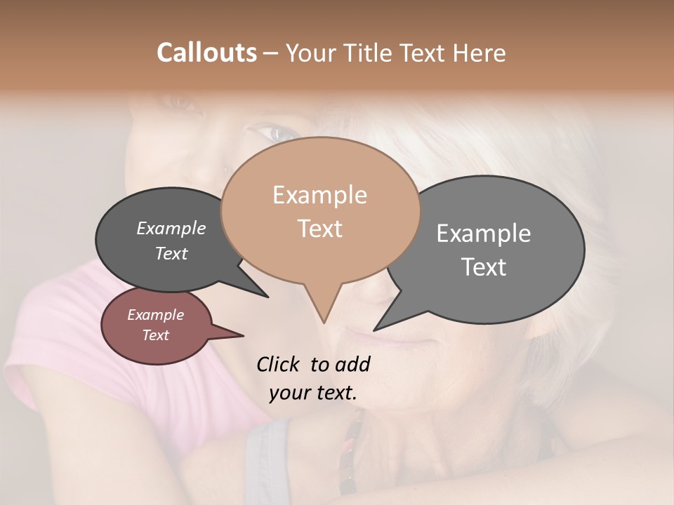 Healthy Best Ager Caring PowerPoint Template