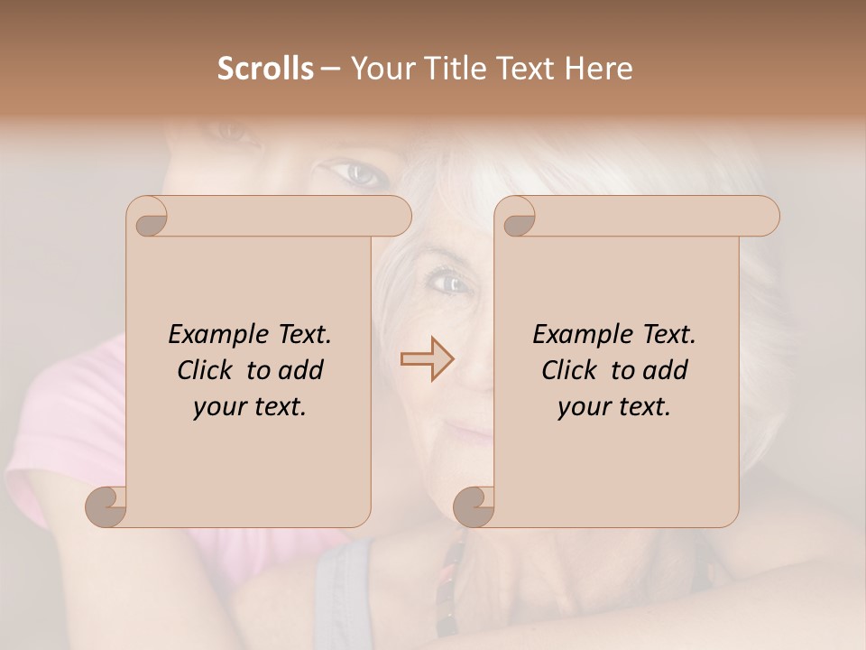 Healthy Best Ager Caring PowerPoint Template