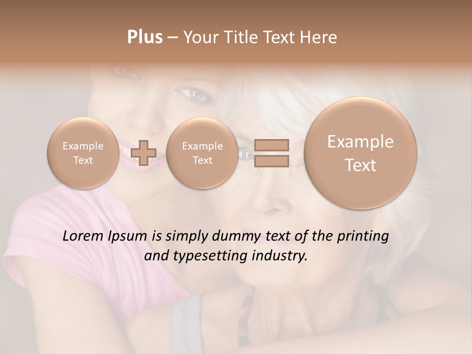 Healthy Best Ager Caring PowerPoint Template