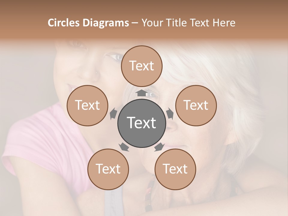 Healthy Best Ager Caring PowerPoint Template