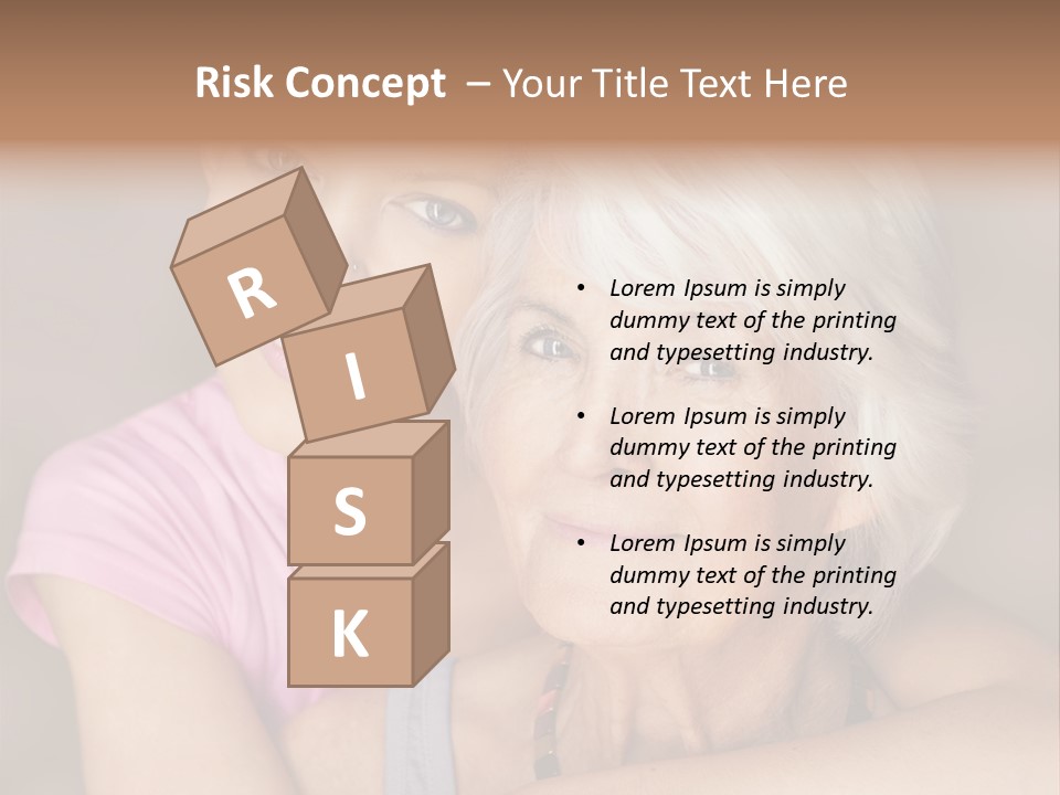 Healthy Best Ager Caring PowerPoint Template