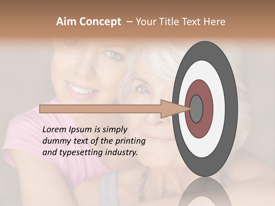 Healthy Best Ager Caring PowerPoint Template