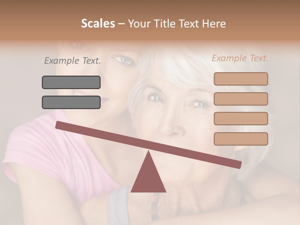 Healthy Best Ager Caring PowerPoint Template
