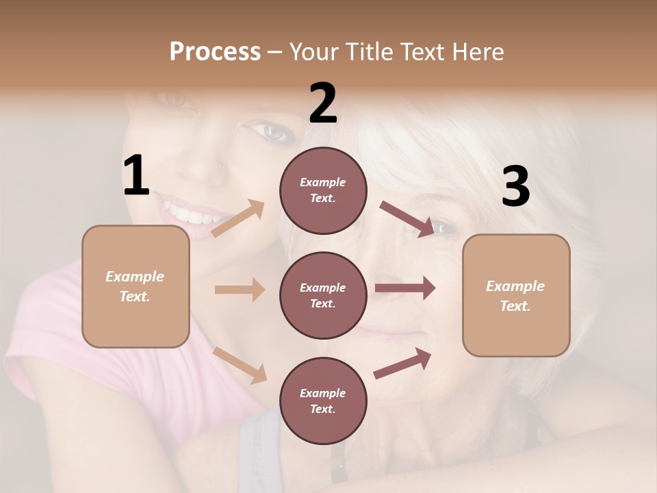 Healthy Best Ager Caring PowerPoint Template