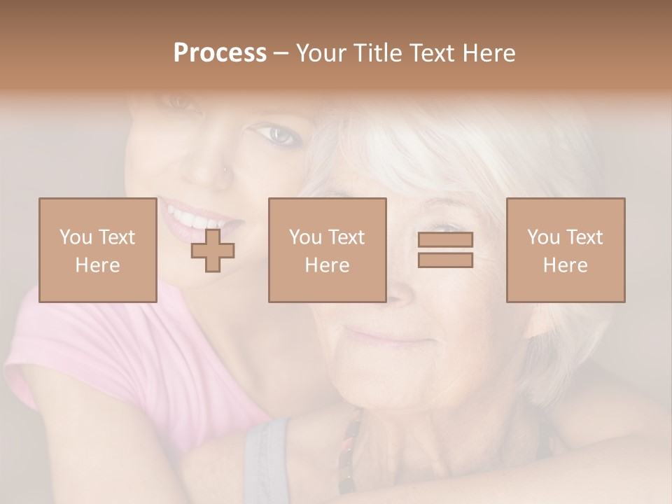 Healthy Best Ager Caring PowerPoint Template