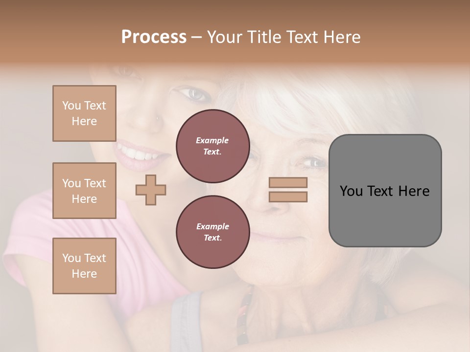 Healthy Best Ager Caring PowerPoint Template
