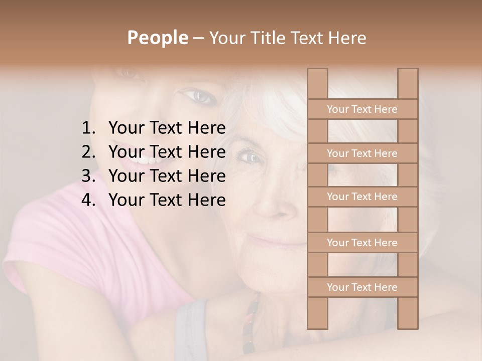 Healthy Best Ager Caring PowerPoint Template