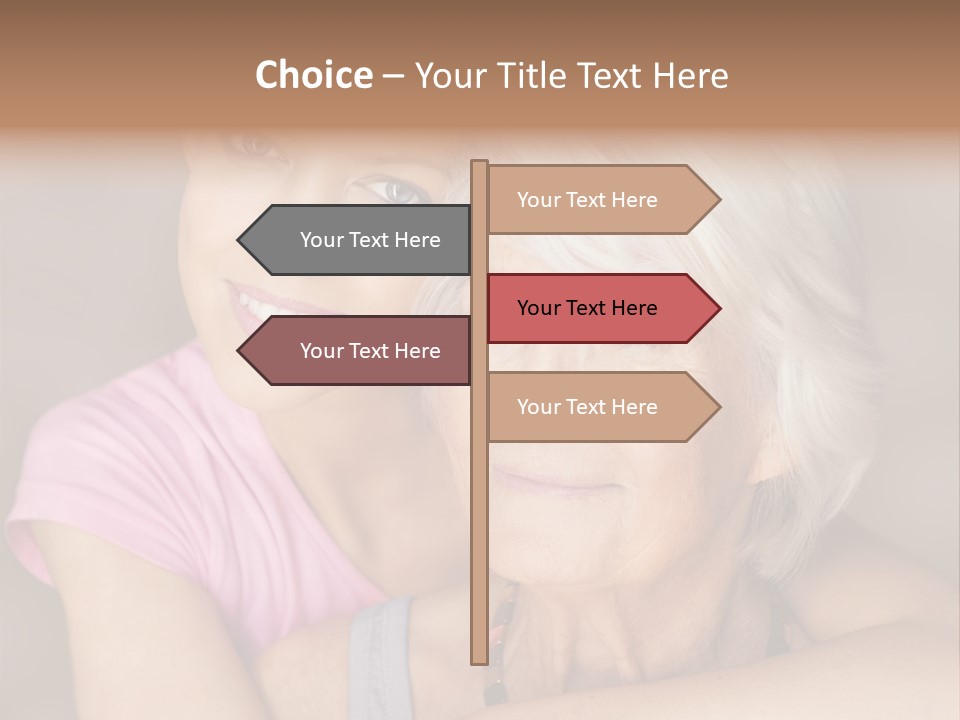 Healthy Best Ager Caring PowerPoint Template