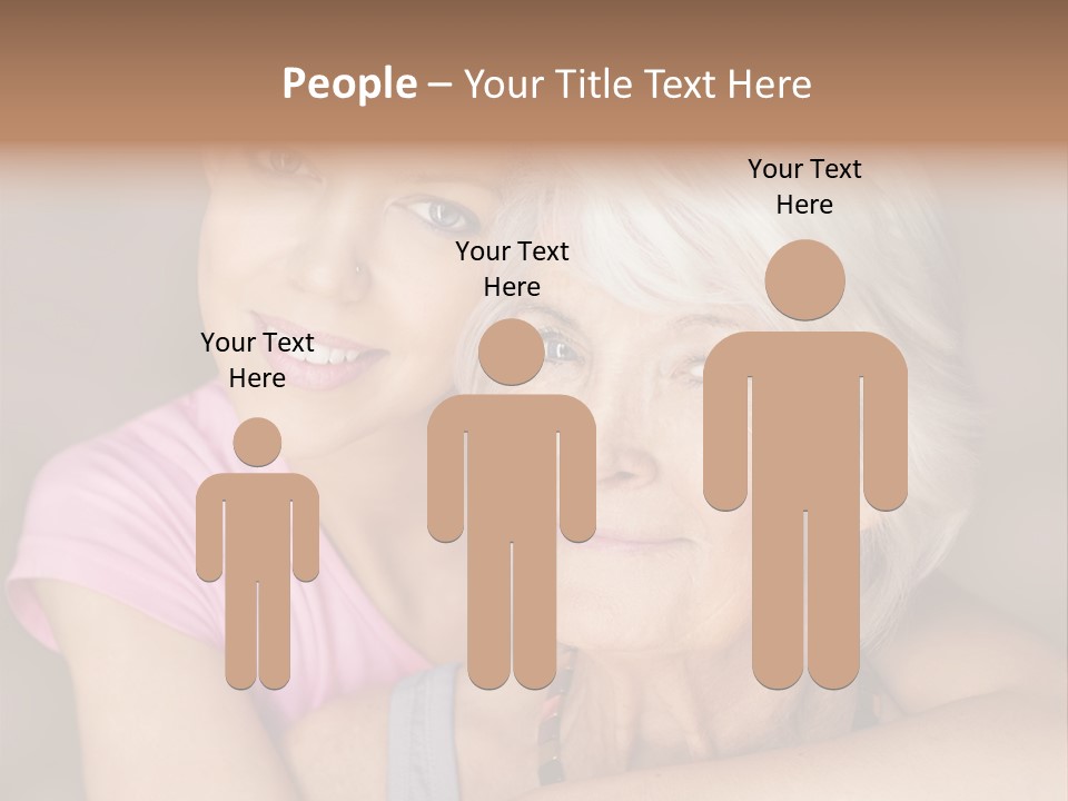 Healthy Best Ager Caring PowerPoint Template