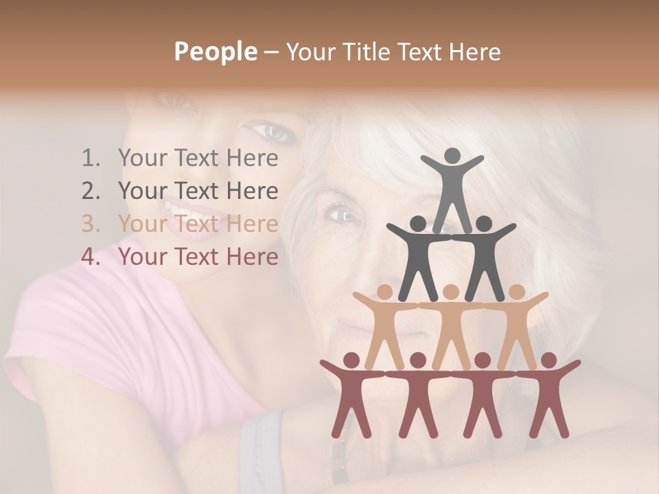 Healthy Best Ager Caring PowerPoint Template