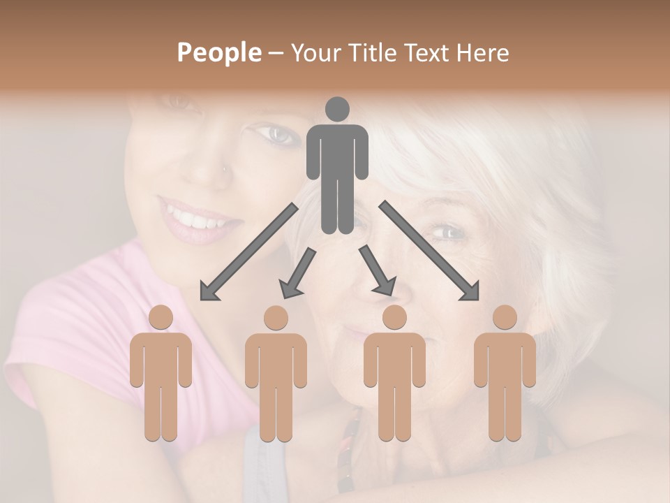 Healthy Best Ager Caring PowerPoint Template