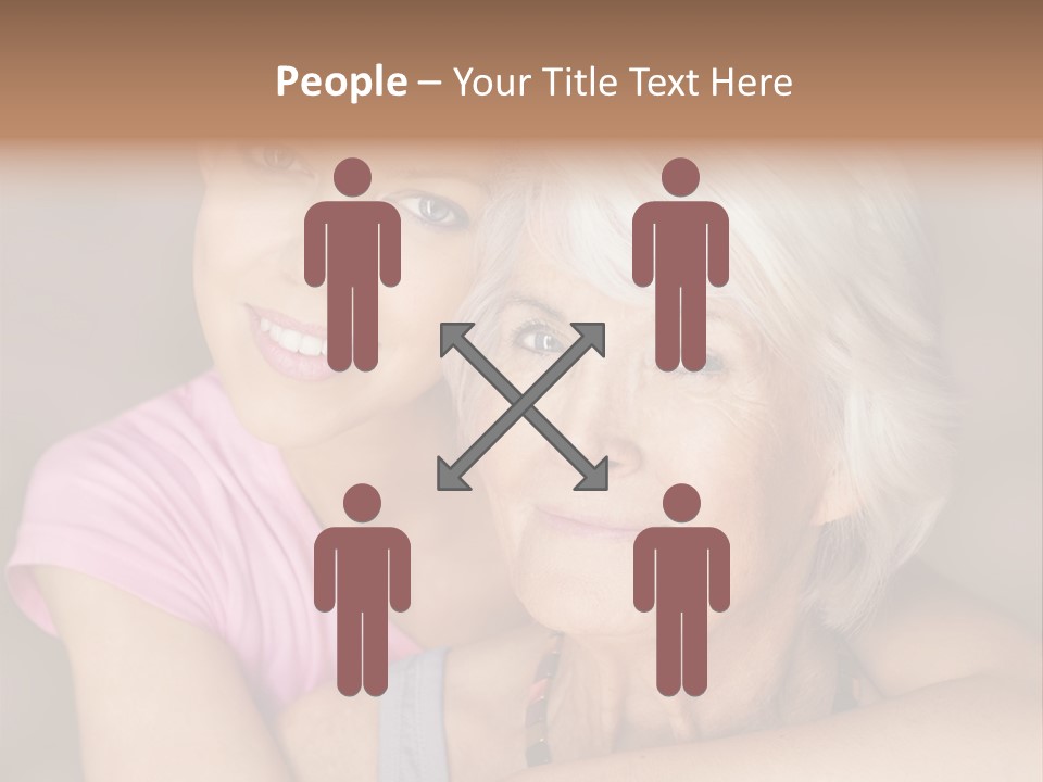 Healthy Best Ager Caring PowerPoint Template