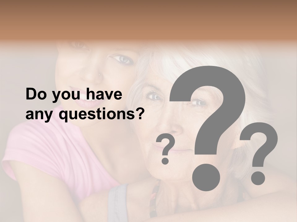 Healthy Best Ager Caring PowerPoint Template