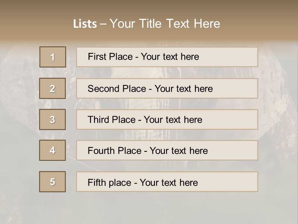 Wise Animal Nature PowerPoint Template