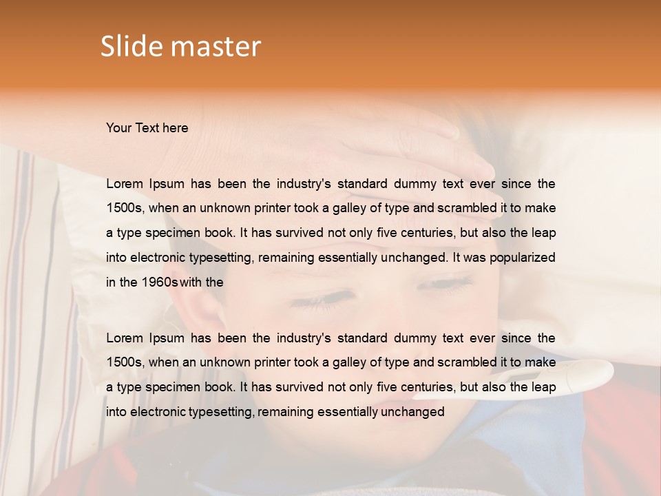 Winter Hospital Bedroom PowerPoint Template