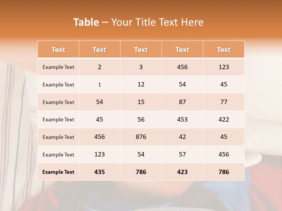 Winter Hospital Bedroom PowerPoint Template