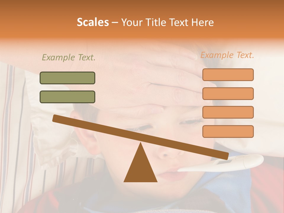 Winter Hospital Bedroom PowerPoint Template
