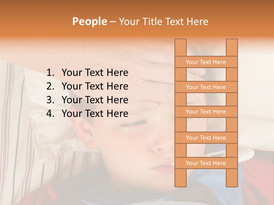 Winter Hospital Bedroom PowerPoint Template