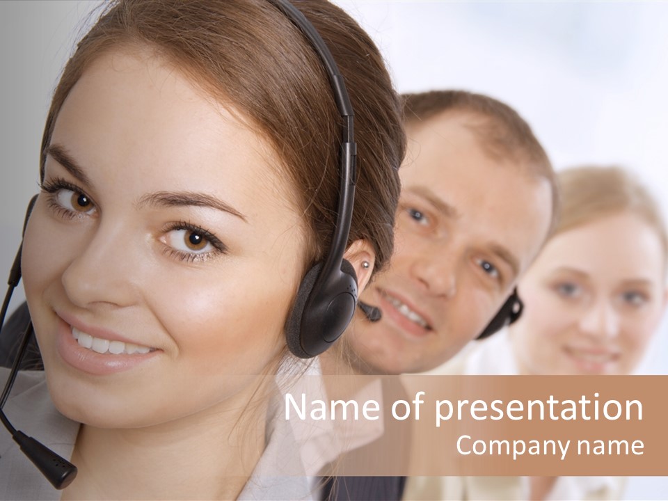 Colleague Team Beautiful PowerPoint Template