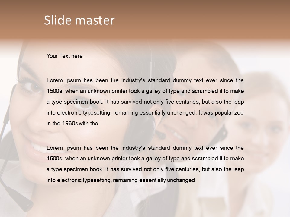 Colleague Team Beautiful PowerPoint Template