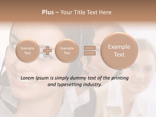 Colleague Team Beautiful PowerPoint Template