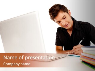 Student Youth Hispanic PowerPoint Template