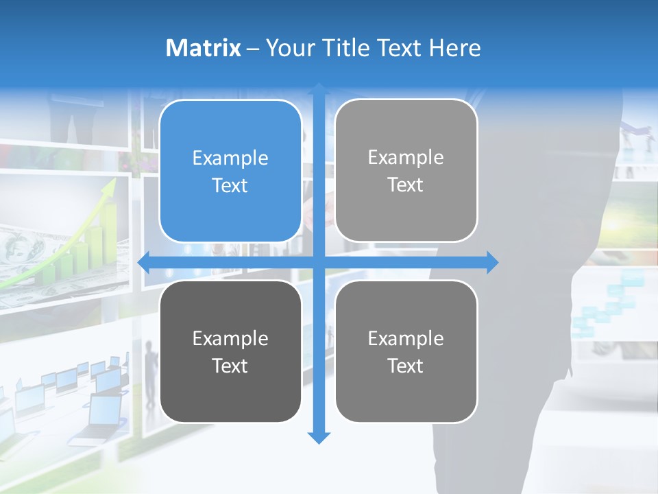 Broadcasting Flat Search PowerPoint Template