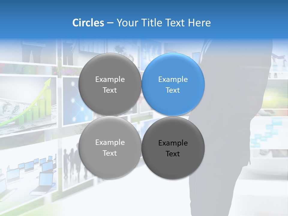 Broadcasting Flat Search PowerPoint Template
