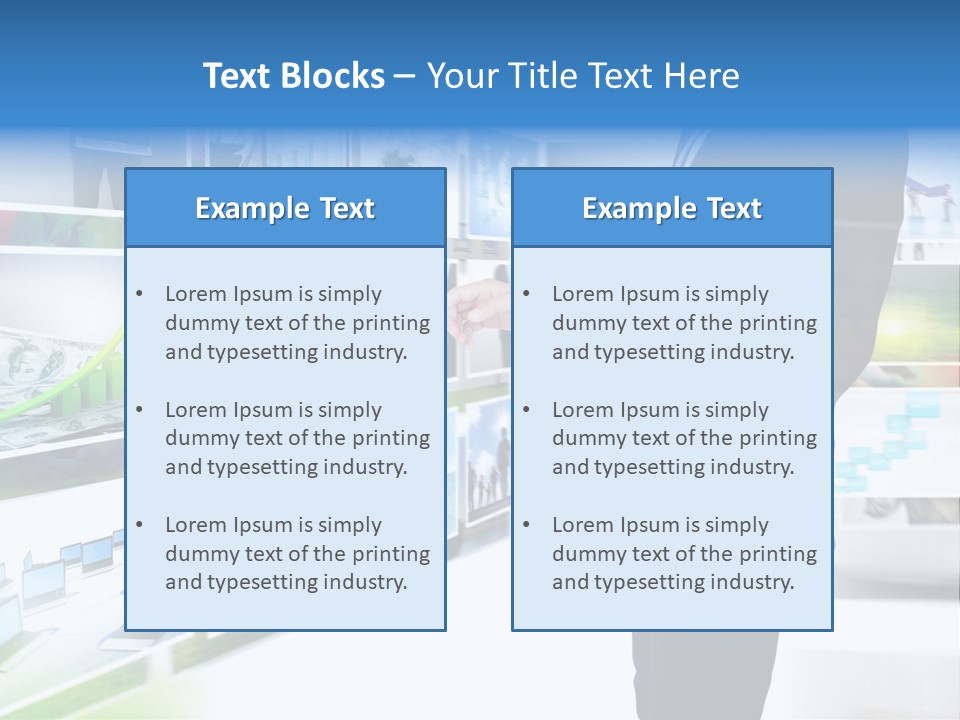 Broadcasting Flat Search PowerPoint Template
