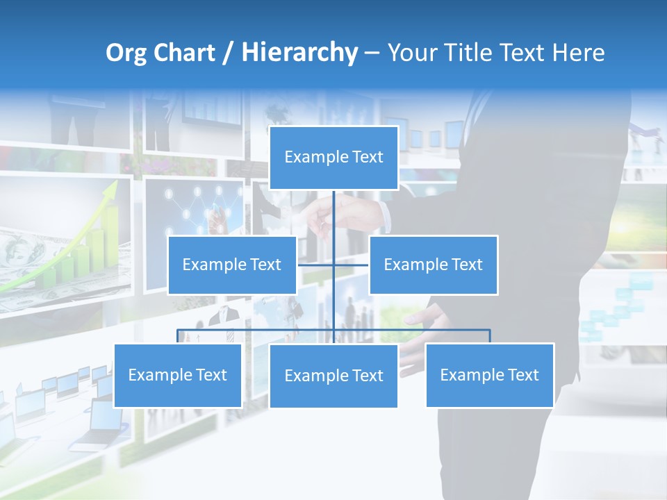 Broadcasting Flat Search PowerPoint Template