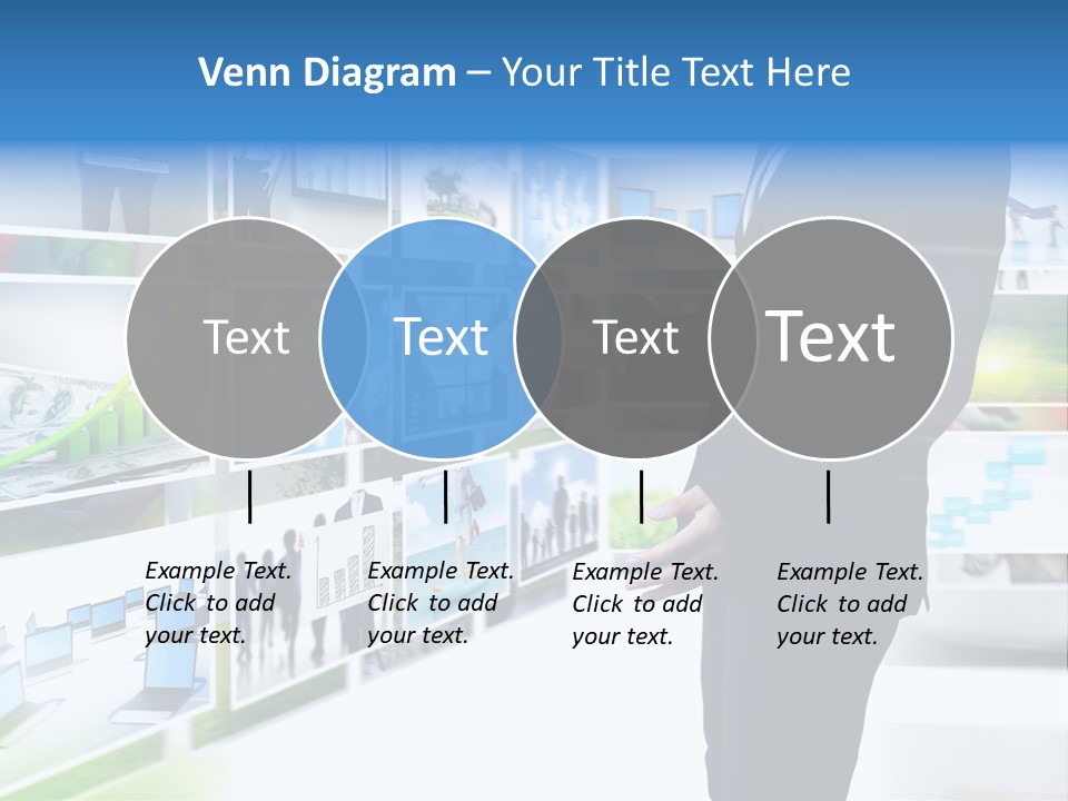 Broadcasting Flat Search PowerPoint Template