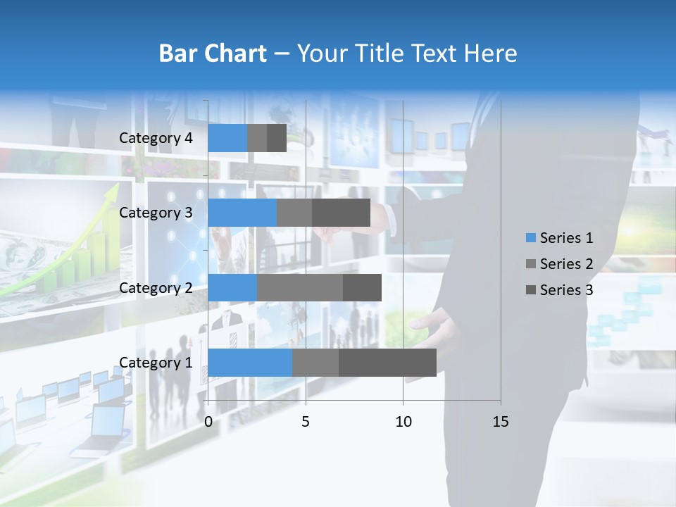 Broadcasting Flat Search PowerPoint Template