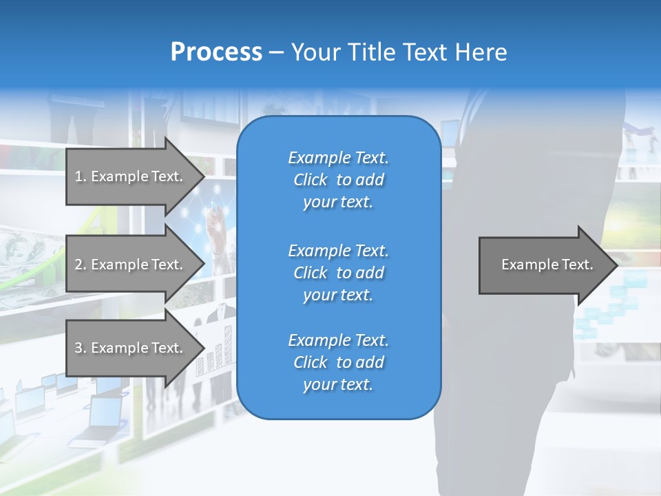Broadcasting Flat Search PowerPoint Template
