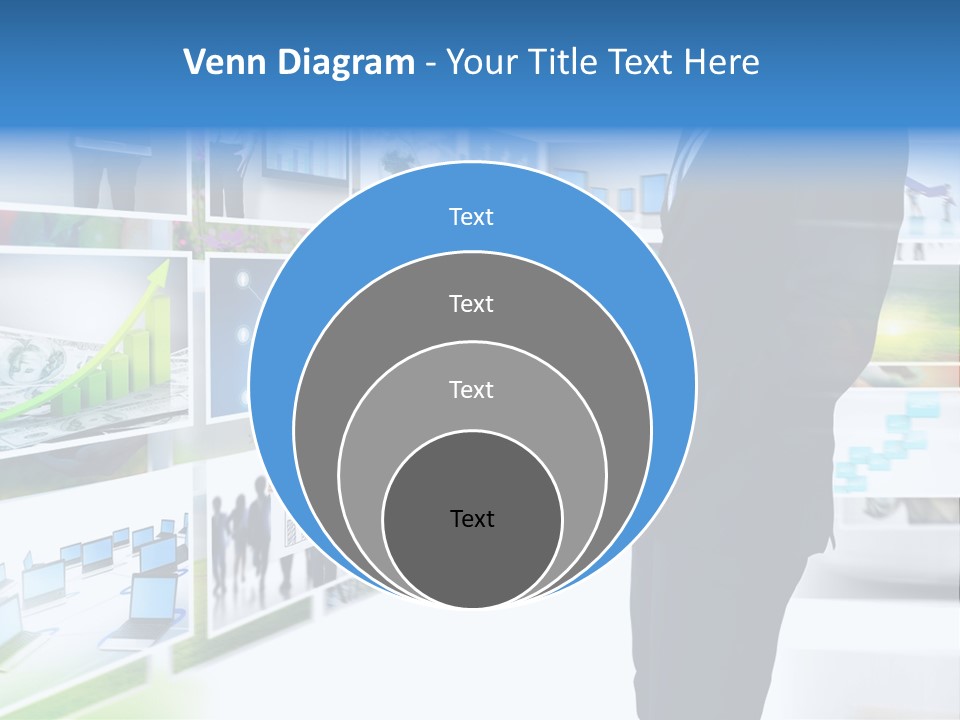 Broadcasting Flat Search PowerPoint Template